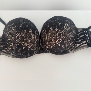 Victoria's Secret Black Lace Push Up Bra